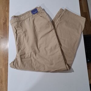 Khaki Laura Scott Plus Size Pants, Size 24W Short